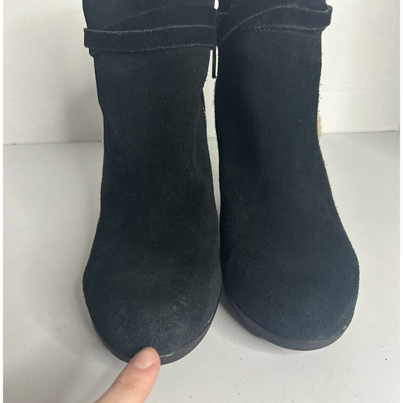 Ugg Alexandria Wedge Boot Women's Ankle Bootie Size 9.5 Lined - Picture 11 of 11